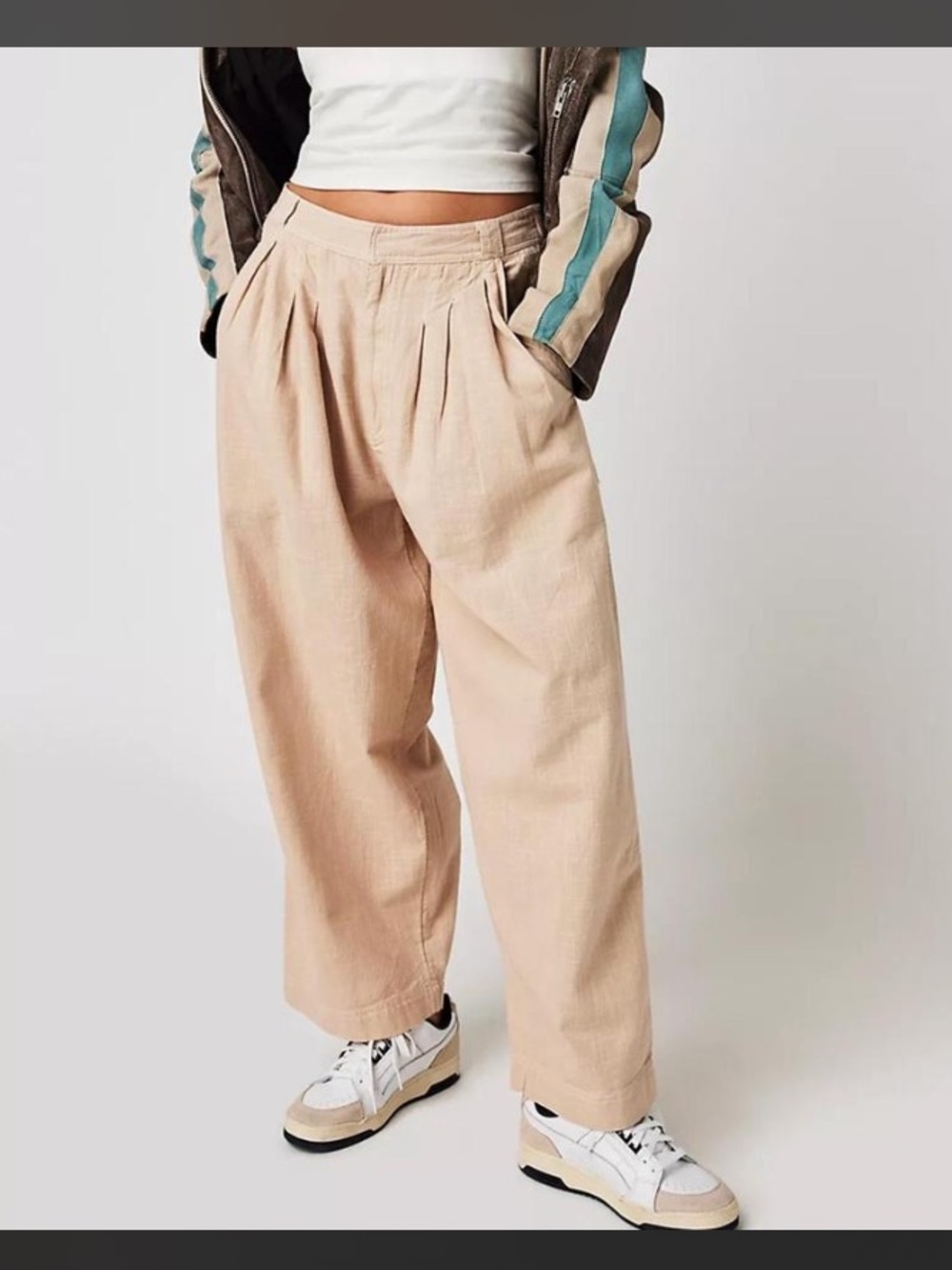 Free People Lotta Love Linen Trouser